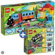 LEGO Duplo Trein voordeelbundel:  Geen € 79,98 maar  € 54,99.  Je bespaart 31%